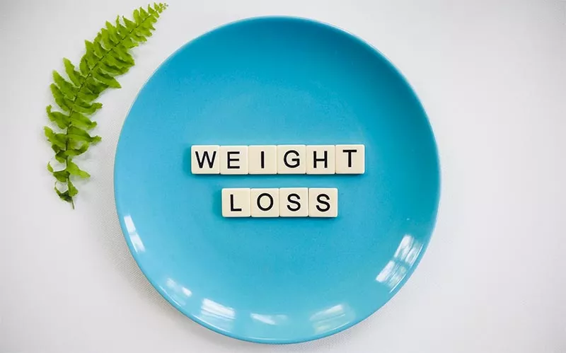 Weight loss plate