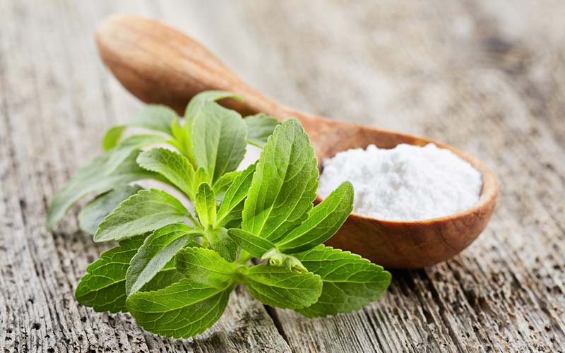 natural sweeteners stevia leaf