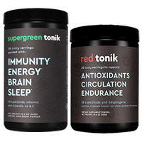 1 Tub Supergreen Tonik (Mint) + 1 Tub Red tonik
